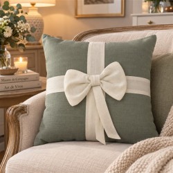 Housse coussin 40/40 coton lin